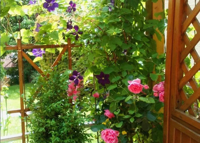 Apartment mit Gartenblick